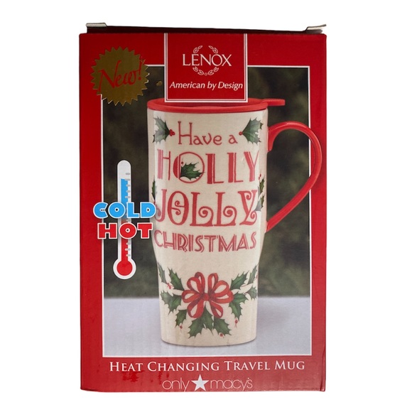 Lenox Heat Changing Christmas 20oz Travel Mug